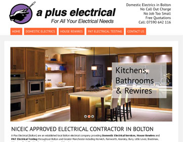A Plus Electrical Electrician in Bolton