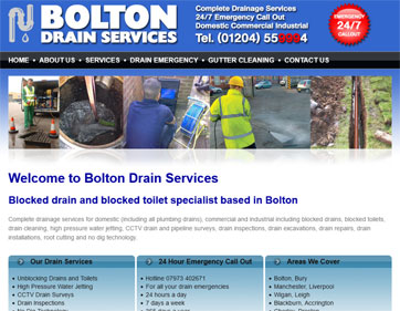 Bolton Drain Services Blocked Drains