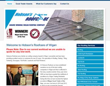 Hobsons Roofcare Wigan Roofing Company
