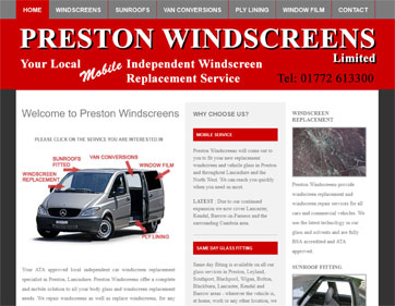 Preston Windscreens Ltd. Lancashire