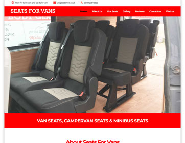 Seats For Vans Preston