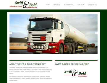 Swift and Bold Transport Fuel Tanker and Haulage Company in Essex